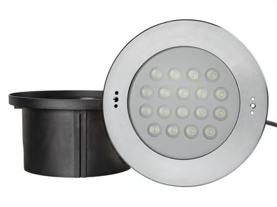 REC IP68 LIGHT 18X 2 WATT MONO - LED Glass and Stainless Steel underwater lamp _ PROLED
