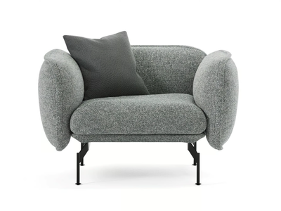 ECHO - Fabric armchair with removable cover with armrests _ Prostoria
