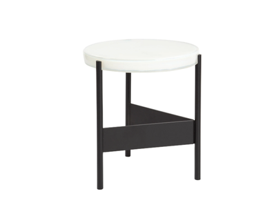 ALWA TWO - Round glass and steel coffee table _ Pulpo