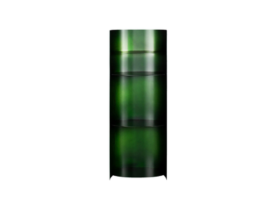 COMO MEDIUM - Open wall-mounted powder coated aluminium bookcase _ Pulpo
