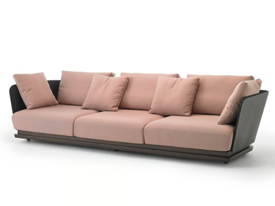 AMOR CORTESE - 4 seater fabric sofa _ Punt