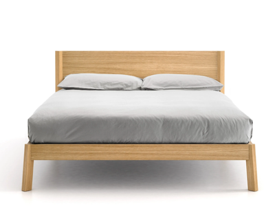 BREDA - Wooden double bed _ Punt