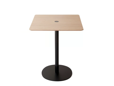NUCLEO - Square steel and wood table _ Punt