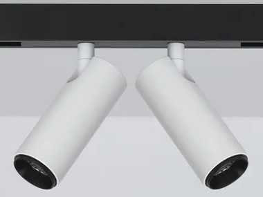 ALPHA TRACK 2 LIGHTS - LED aluminium track-Light _ PURALUCE