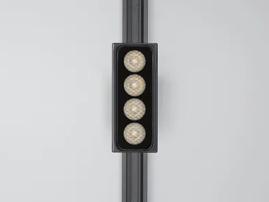 DOMINO 4 TRACK - LED aluminium track-Light _ PURALUCE