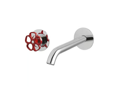 FLORA 6320410F - 2 hole single handle wall-mounted washbasin mixer _ QD Magistro Lab