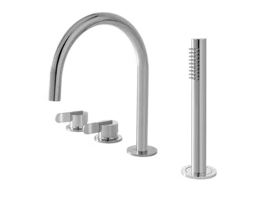 SWING 5930277 - 4 hole bathtub set with hand shower _ QD Magistro Lab