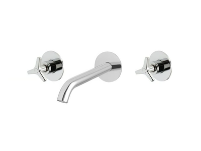 TOMEO 6320310T - 3 hole wall-mounted washbasin mixer _ QD Magistro Lab