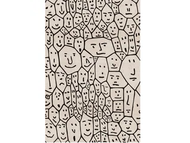 CARPET PEOPLE - Rectangular rug _ Qeeboo