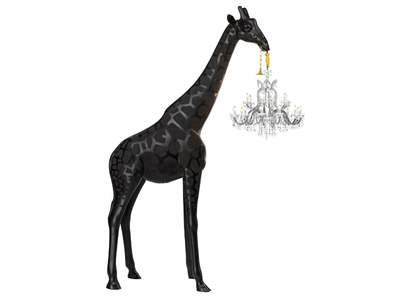 GIRAFFE IN LOVE INDOOR - Polyethylene floor lamp _ Qeeboo