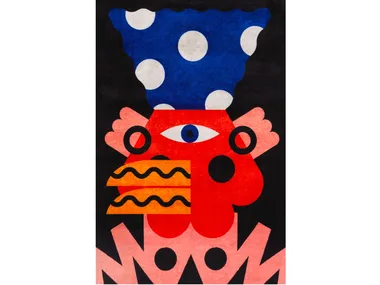 MONSTER 004 - Patterned rectangular rug _ Qeeboo