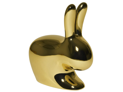 RABBIT METAL - Polyethylene chair _ Qeeboo