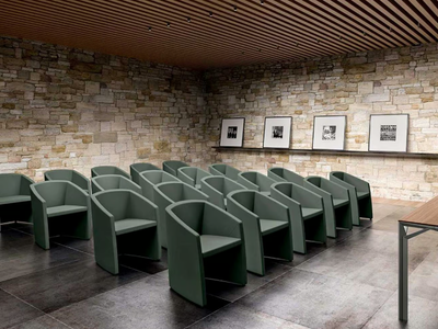 ALIAS - Easy chair with armrests _ Quadrifoglio Group