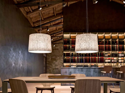 GRACE - Fabric pendant lamp _ Quadrifoglio Group