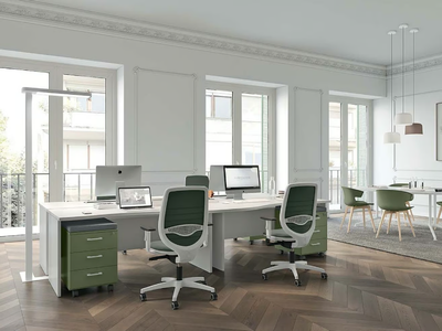 IDEA+ PANNELLO - Workstation desk _ Quadrifoglio Group