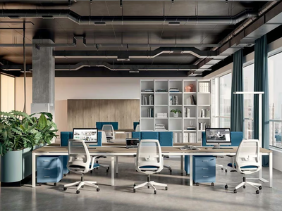 X4 - Sectional workstation desk _ Quadrifoglio Group