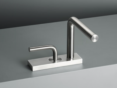 LEVO 14 01 - Countertop washbasin mixer _ Quadrodesign