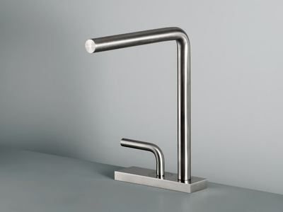 LEVO 14 02 - Countertop washbasin mixer _ Quadrodesign