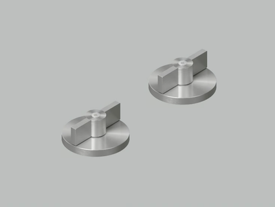 VALVOLA01 19 51V - Deck-mounted stainless steel remote control tap _ Quadrodesign