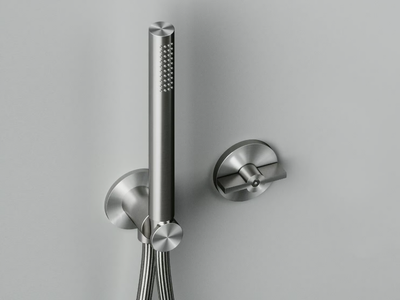 VALVOLA01 19 58 - Hydroprogressive mixer set for bath/shower with hand shower _ Quadrodesign