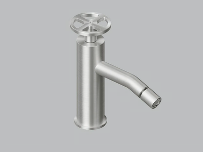 VALVOLA02 20 35 - 1 hole bidet mixer with swivel spout _ Quadrodesign