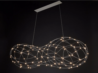 CLOUD - Nickel pendant lamp _ Quasar