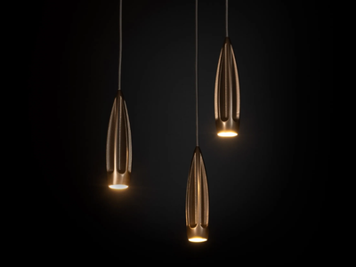 COMPASS MEDIUM - Aluminium pendant lamp _ Quasar