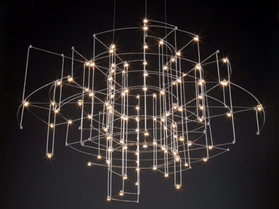 SPECTRE - Nickel pendant lamp _ Quasar