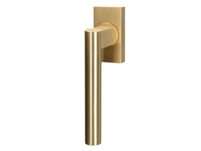 BERLIN - Brass window handle on rose _ Quincalux