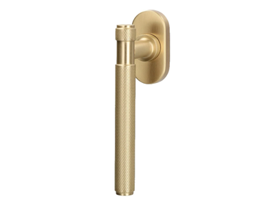 LAUSANNE - Brass window handle on rose _ Quincalux