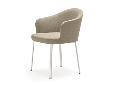 ARWA - Upholstered chair with armrests _ Quinti Sedute