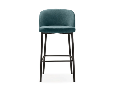 ARWA - Upholstered stool with footrest _ Quinti Sedute
