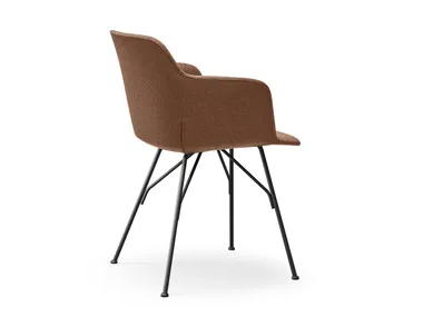 DEEP COVER - Chair with armrests _ Quinti Sedute