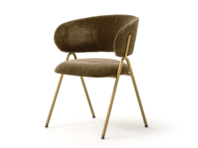 KEIRA - Upholstered chair with armrests _ Quinti Sedute