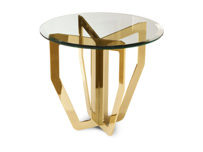 DART - Round glass coffee table _ Radice