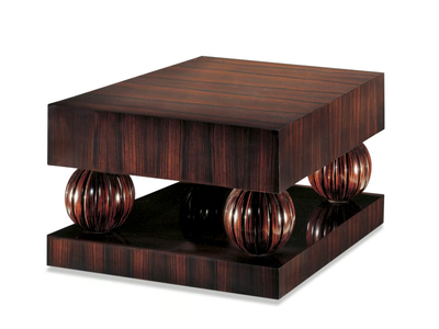 QUEEN - Square ebony coffee table _ Radice