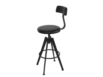 CHRISTO - Powder coated steel barstool _ Radis