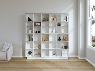 GRID - Open wooden bookcase _ Radis