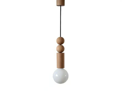 PAULA - Wooden pendant lamp _ Radis