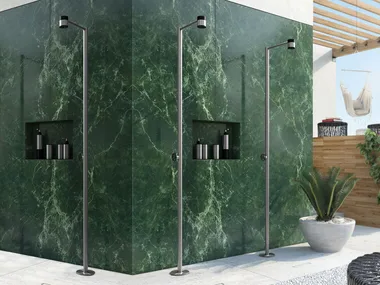 CDE1 - Steel outdoor shower _ Radomonte