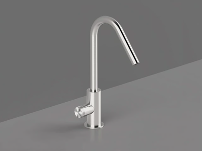 HIR1 - Countertop single handle washbasin mixer without waste _ Radomonte