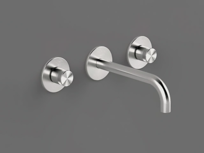 HRN28 - 3 hole washbasin mixer with individual rosettes _ Radomonte