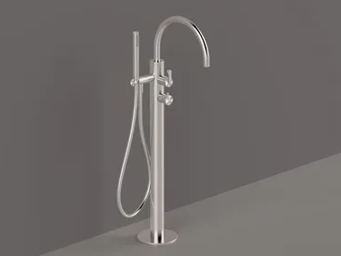 KIRA - PVI99 - Floor standing steel bathtub mixer _ Radomonte