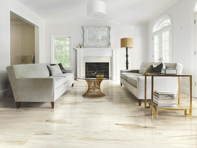 BISTROT - Porcelain stoneware flooring with marble effect _ Ragno