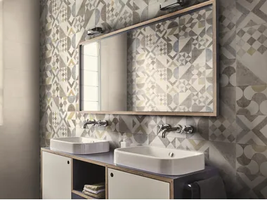COCCIOPESTO - Indoor wall tiles with encaustic effect _ Ragno