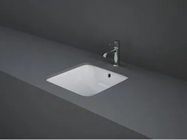 RAK-VARIANT - Undermount square ceramic washbasin _ RAK Ceramics