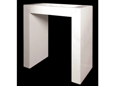 UNICO - Freestanding rectangular natural stone washbasin _ RAMA 1956