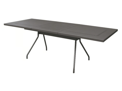 ESTATE - Extending galvanized steel garden table _ RD Italia