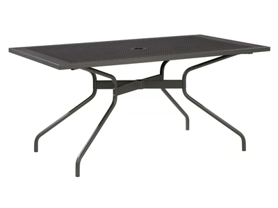 ESTATE - Rectangular galvanized steel garden table _ RD Italia