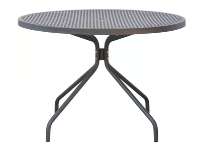 ESTATE - Round steel garden table _ RD Italia